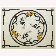 WJM-008 Marble Pattern Water Jet Medallion