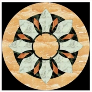 WJM-012 Marble Pattern Water Jet Medallion