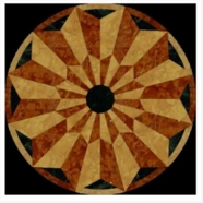 WJM-013 Marble Pattern Water Jet Medallion