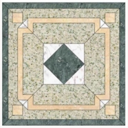 WJM-035 Marble Granite Pattern Water Jet Medallion