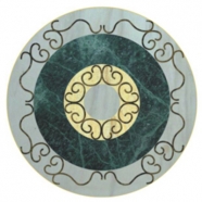 WJM-042 Marble Pattern Water Jet Medallion