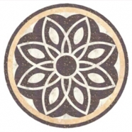 WJM-048 Marble Pattern Water Jet Medallion