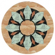 WJM-049 Marble Pattern Water Jet Medallion