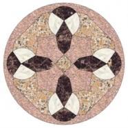 WJM-050 Marble and Granite Pattern Water Jet Medallion