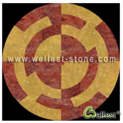 WJM-014 Marble Pattern Water Jet Medallion