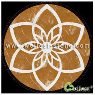 WJM-026 Marble Pattern Water Jet Medallion