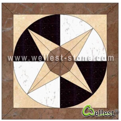 WJM-029 Marble Pattern Water Jet Medallion