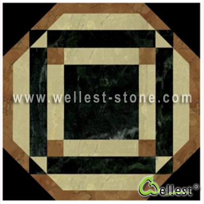 WJM-031 Marble Pattern Water Jet Medallion