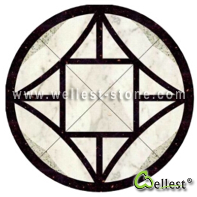 WJM-051 Marble Pattern Water Jet Medallion