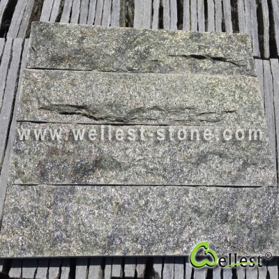 Q026 Pink Grey Quartzite Mushroom Tile