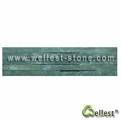 S017 Green Slate Ledge Stone