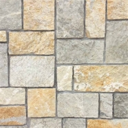 LS-100+101 Yellow and Light Grey Green Loose Stone Pattern Brick