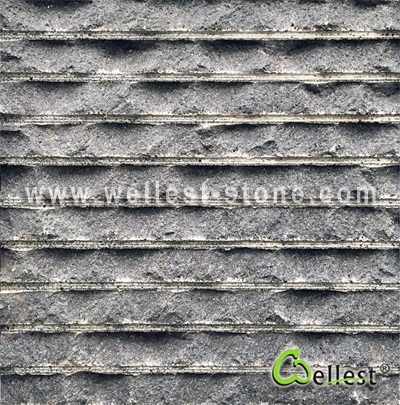 B402 Grey Basalt Split Lines Tile