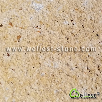 L727 Yellow Beige Limestone Bush Hammered  Finish