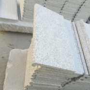 G603 Lunar Pearl Grey White Granite Flamed Anti-slip Swimming Pool Coping