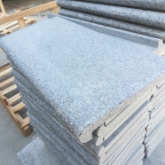 G654 Medium Grey  Granite ar Pearl Grey White Granite Flamed Anti-slip Swimming Pool Coping