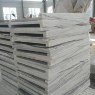 Q036 Cloudy Grey White Quartzite Marble Swimming Pool Coping 2