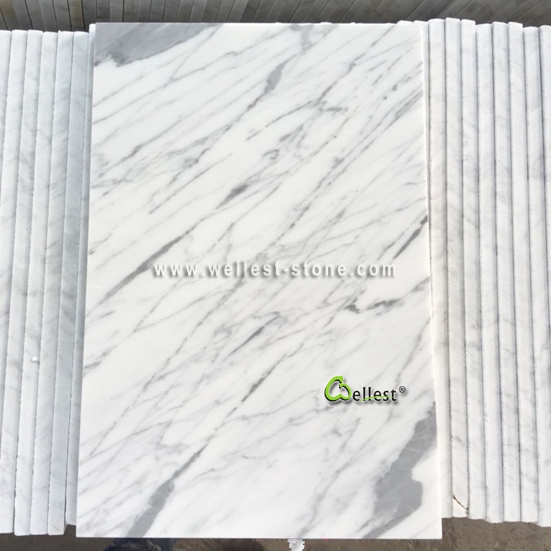 M813 Statuario White Marble Tile