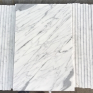 M813 Statuario White Marble Tile