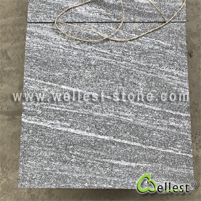 G302 Santiago Grey Granite Flamed Tile