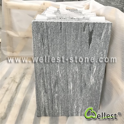 G302 Santiago Grey Granite Flamed Tile