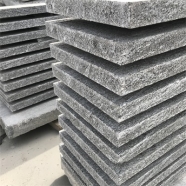 G302 Santiago Grey Granite Flamed Block Step