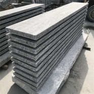 G302 Santiago Grey Granite Flamed Block Step