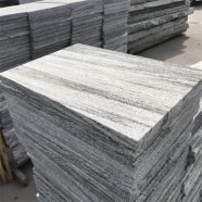 G302 Santiago Grey Granite Flamed Tile