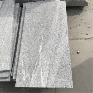 G302 Santiago Grey Granite Flamed Tile