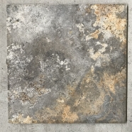 T117 Silver Black Travertine Antique Anti-Slip Tile 1