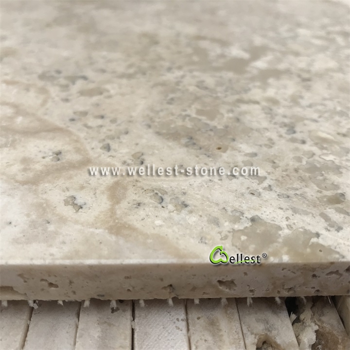 T115 Ivan BeigeTravertine Acid Finish Tile