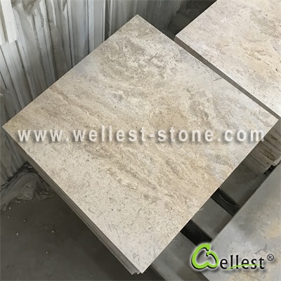 T116 Ivory BeigeTravertine Polished Tile 2