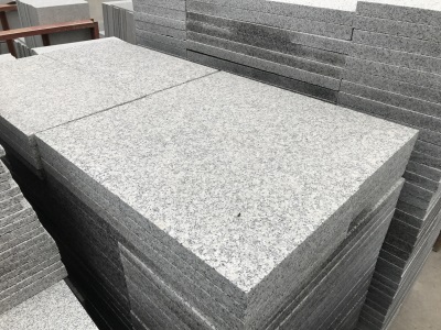 G603 Lunar Pearl Light Grey Granite Polished Tile 4