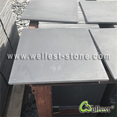 S018 Black Slate Tile Honed Finish 11