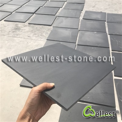 S018 Black Slate Tile Honed Finish 5