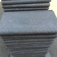 G654 Medium Grey Granite Drop Face Bullnose Edge Coping With Flamed Finish 4