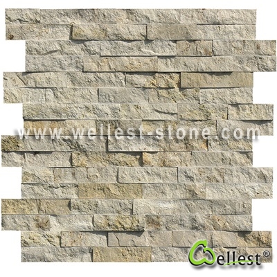 Germany Beige 3D Ledge Stone Split Finished Z Shape