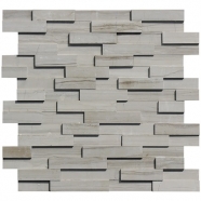 Athens Wood Marble 3D Ledge Stone Polished Finished Z Shape