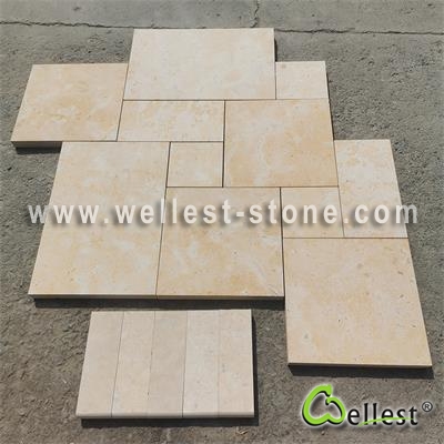 L727 Beige Limestone French Pattern Paver