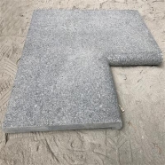 G654 Medium Grey Granite Pool Coping Inside Corner