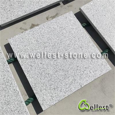 G303 Lunar White Granite Tile Flamed Finish Nonslippery