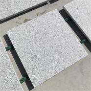 G303 Lunar White Granite Tile Flamed Finish Nonslippery