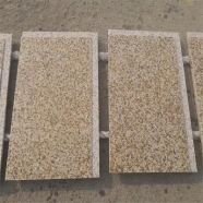 G266 Sesame Yellow Granite Facade Wall Cladding Tile with L Shape Groove