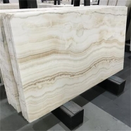 J129 Wood Veins White Onyx 2