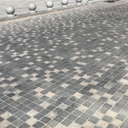 G684+G654+G603 light medium dark grey granite natural split cobble for driveway