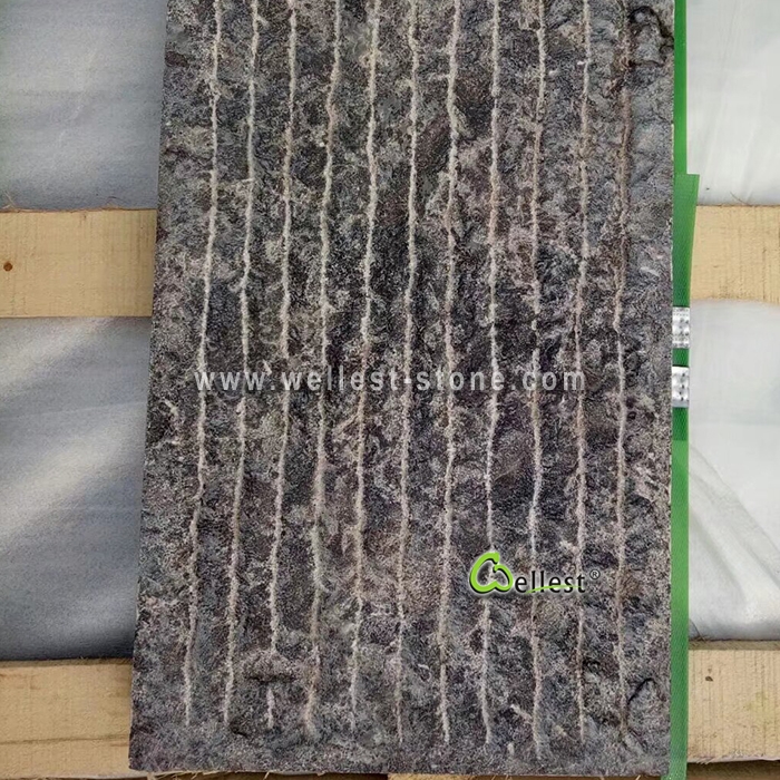 L828 Blue Stone Anti-Slip Grooved Paving Stone