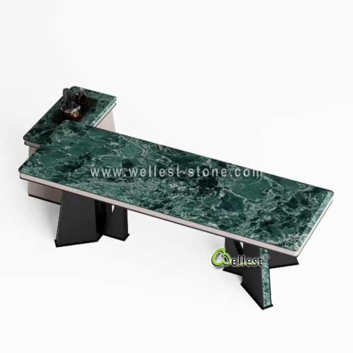 Luxury Natural Stone Tea Table | Custom Marble Tea Table for Villa Hotel Interior Design