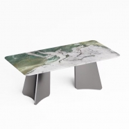 Bespoke Luxury Marble Long Table | One-of-a-Kind Natural Stone Furniture